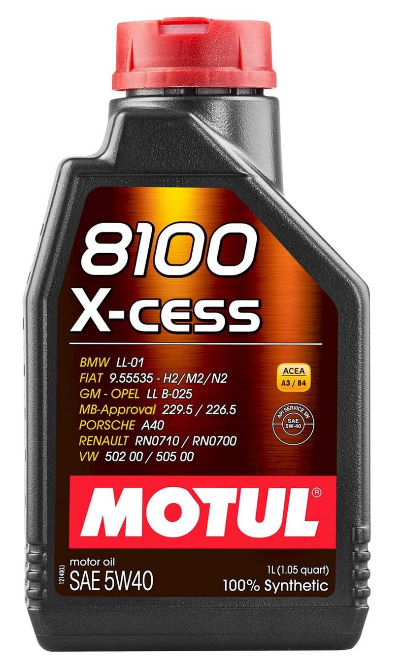 Audi BMW Engine Oil (5w40) (1 Liter) (X-Cess 8100) (Gen2) - Motul 102784